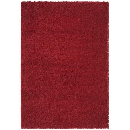 Safavieh 5 ft. 3 in. x 7 ft. 6 in. August Shag 900 Power-Loomed Rectangle Rug Red AUG900Q-5